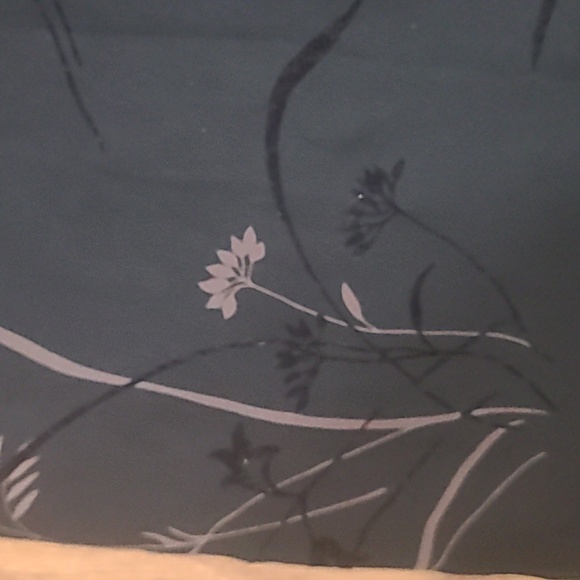 Vintage Express Black Floral Maxi skirt 11/12 - Picture 2 of 5